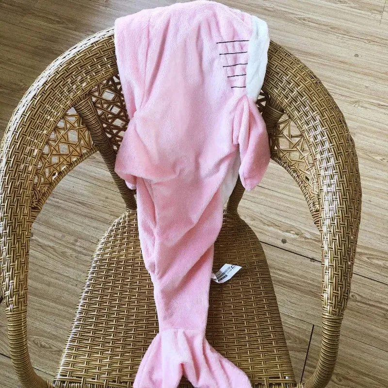 80/100/140 cm Riesen-Plüschtier mit Haifischhaut, weiches Plüsch-Haifischhaut-Halbzeug, Mantel, Fischkissen, Spielzeug, Puppe, Geschenk für Kinder