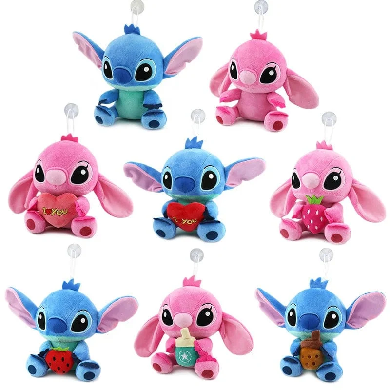 Disney Plüsch Starry Baby Stich Spielzeug Puppe Maschine Paar Plushie Stich Puppe Kissen Auto Montiert Zubehör Kreative Spielzeug Geschenk