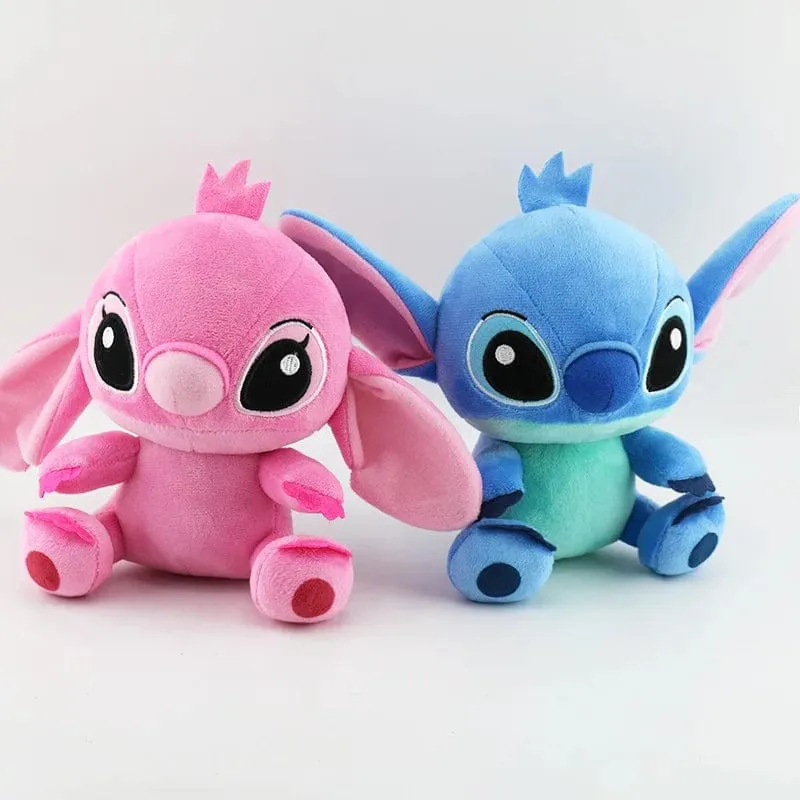 Disney Plüsch Starry Baby Stich Spielzeug Puppe Maschine Paar Plushie Stich Puppe Kissen Auto Montiert Zubehör Kreative Spielzeug Geschenk