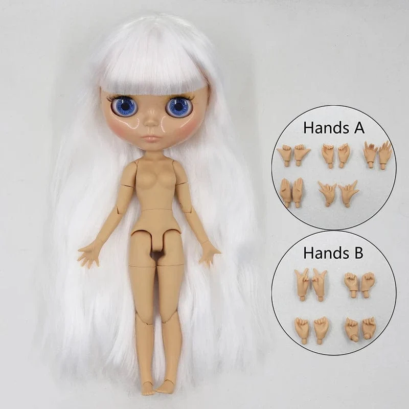 ICY DBS Blyth puppe 1/6 bjd joint körper tan haut puppe glänzend gesicht 30cm spielzeug zufällige augen farben