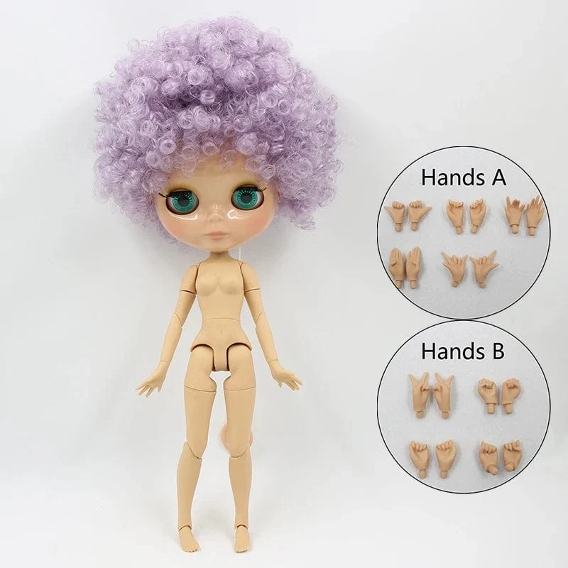 ICY DBS Blyth puppe 1/6 bjd joint körper tan haut puppe glänzend gesicht 30cm spielzeug zufällige augen farben