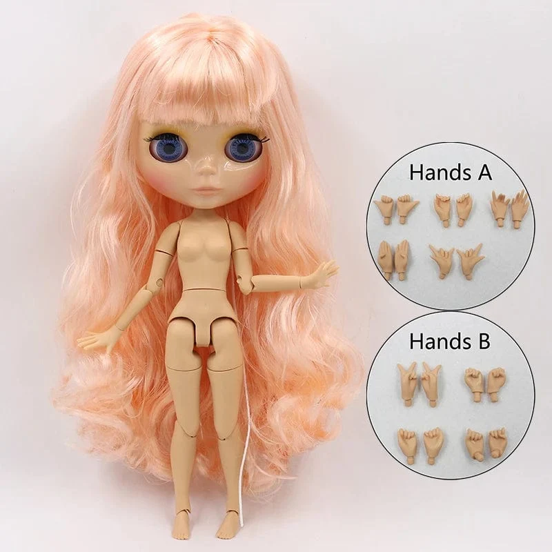 ICY DBS Blyth puppe 1/6 bjd joint körper tan haut puppe glänzend gesicht 30cm spielzeug zufällige augen farben