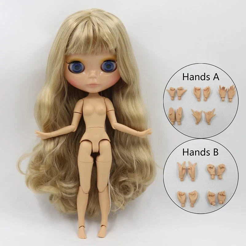 ICY DBS Blyth puppe 1/6 bjd joint körper tan haut puppe glänzend gesicht 30cm spielzeug zufällige augen farben