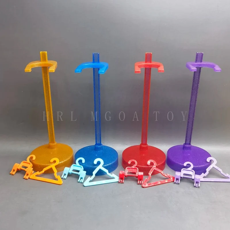 Original Regenbogen Mittelschule Mode große Schwester Puppe Ständer Kleiderbügel Ohrringe Ohrstecker DIY Zubehör Mädchen Spielzeug