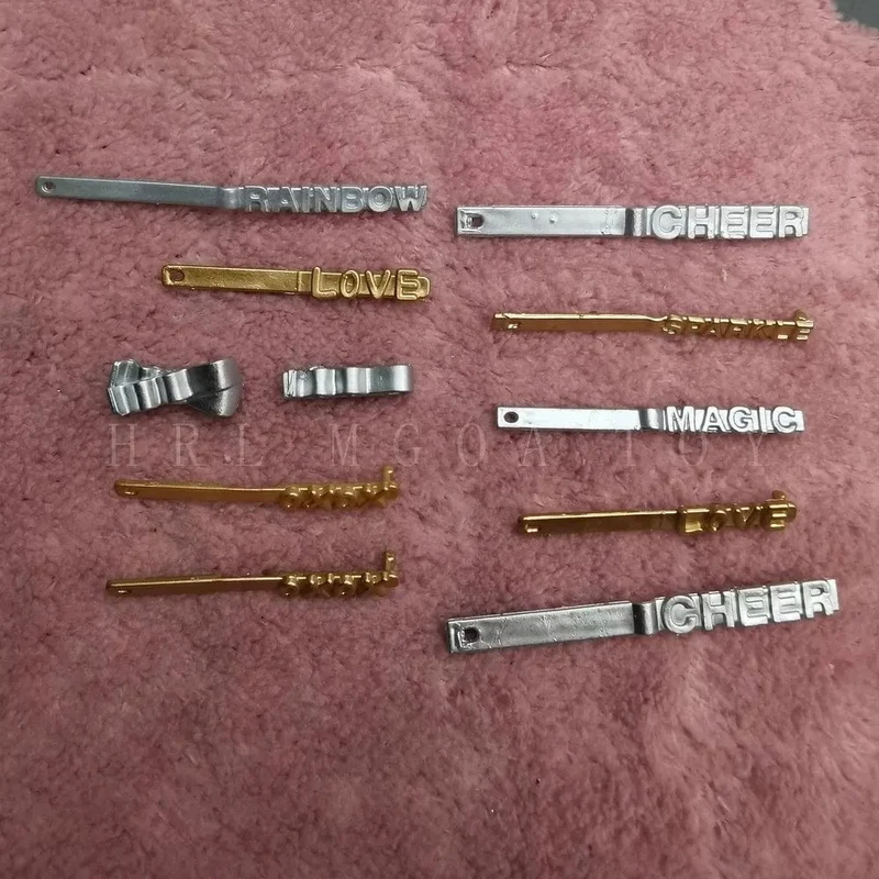 Original Regenbogen Mittelschule Mode große Schwester Puppe Ständer Kleiderbügel Ohrringe Ohrstecker DIY Zubehör Mädchen Spielzeug