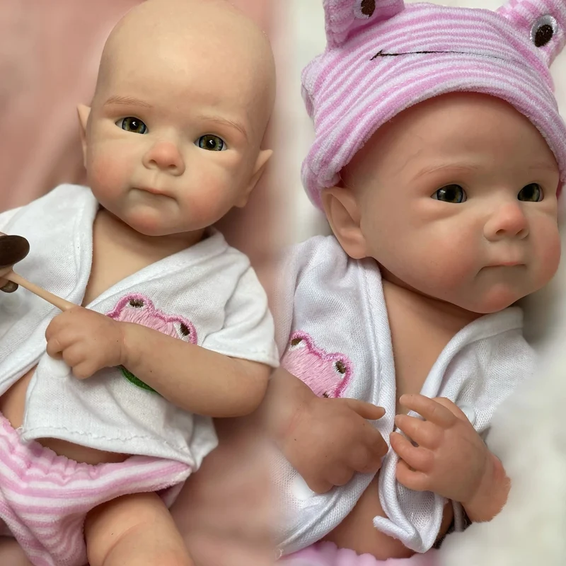 33 CM Schöne Mädchen Bettie Ganzkörper Weichem Festem Silikon Reborn Puppe Bemalt/Unbemalt Reborn Baby Puppe Spielzeug Corpo De Silikon