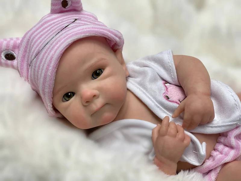 33 CM Schöne Mädchen Bettie Ganzkörper Weichem Festem Silikon Reborn Puppe Bemalt/Unbemalt Reborn Baby Puppe Spielzeug Corpo De Silikon