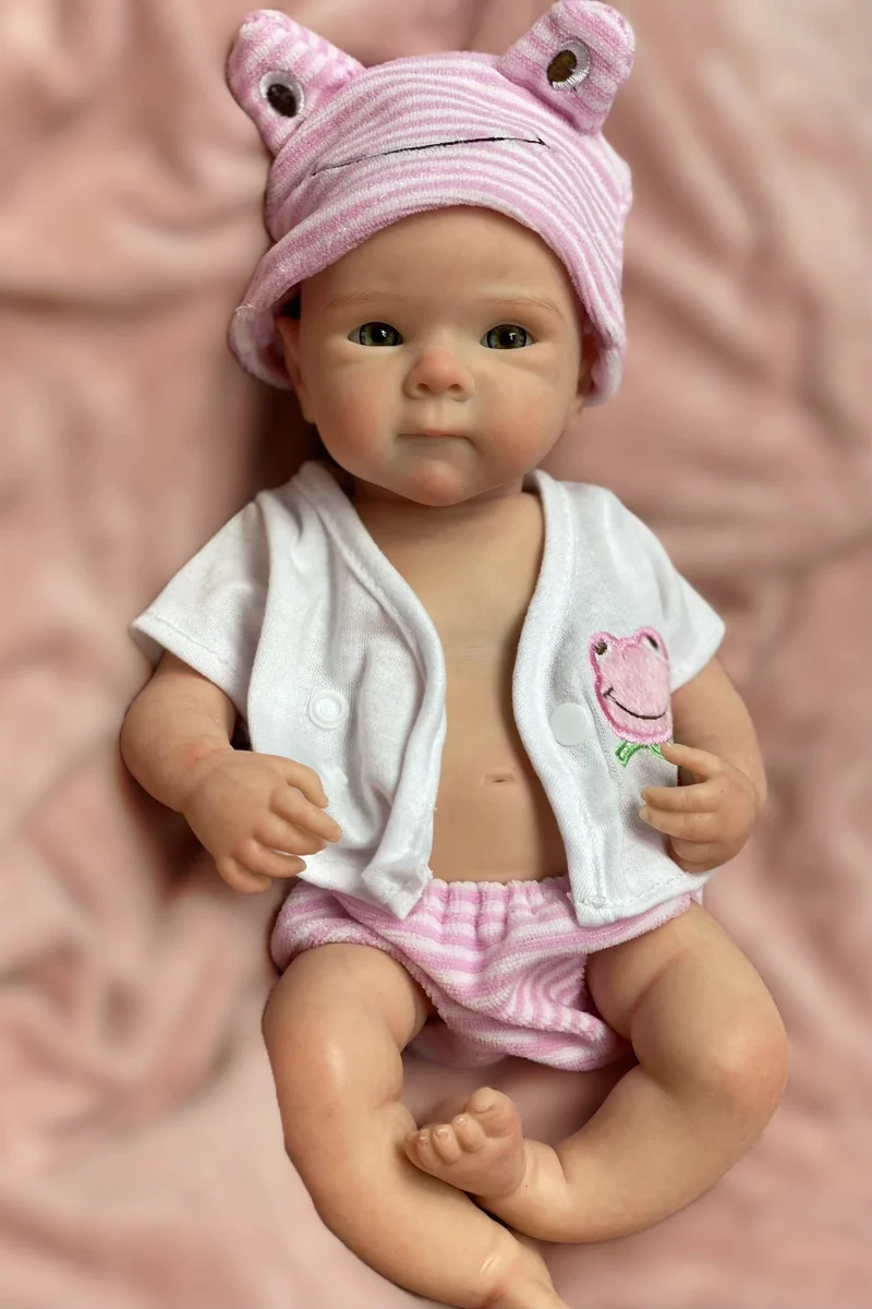 33 CM Schöne Mädchen Bettie Ganzkörper Weichem Festem Silikon Reborn Puppe Bemalt/Unbemalt Reborn Baby Puppe Spielzeug Corpo De Silikon