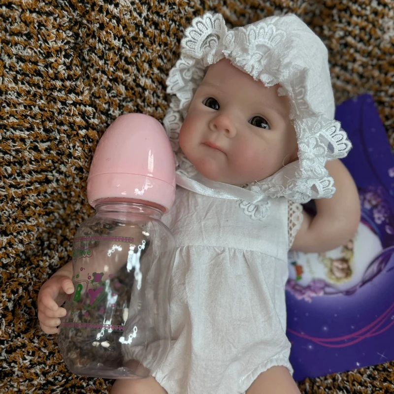 33 CM Schöne Mädchen Bettie Ganzkörper Weichem Festem Silikon Reborn Puppe Bemalt/Unbemalt Reborn Baby Puppe Spielzeug Corpo De Silikon