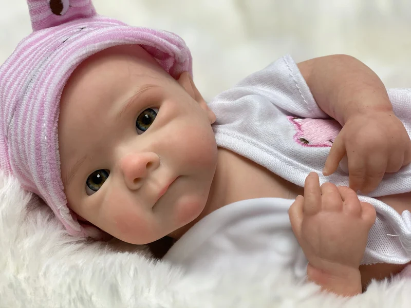 33 CM Schöne Mädchen Bettie Ganzkörper Weichem Festem Silikon Reborn Puppe Bemalt/Unbemalt Reborn Baby Puppe Spielzeug Corpo De Silikon