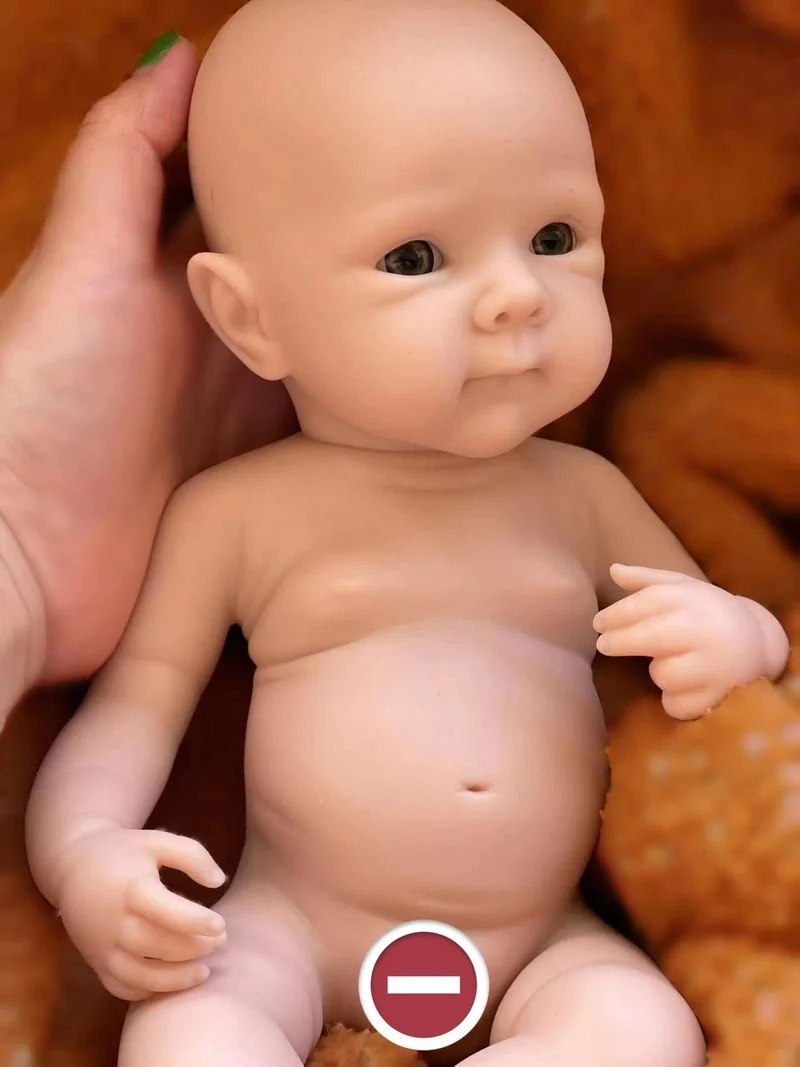 33 CM Schöne Mädchen Bettie Ganzkörper Weichem Festem Silikon Reborn Puppe Bemalt/Unbemalt Reborn Baby Puppe Spielzeug Corpo De Silikon