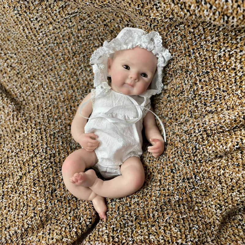 33 CM Schöne Mädchen Bettie Ganzkörper Weichem Festem Silikon Reborn Puppe Bemalt/Unbemalt Reborn Baby Puppe Spielzeug Corpo De Silikon