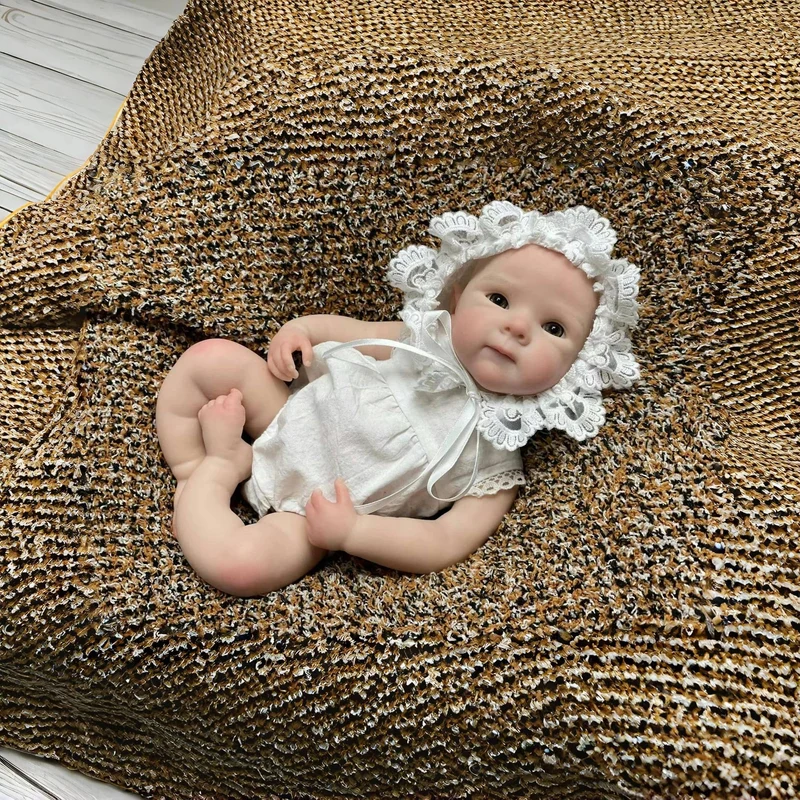33 CM Schöne Mädchen Bettie Ganzkörper Weichem Festem Silikon Reborn Puppe Bemalt/Unbemalt Reborn Baby Puppe Spielzeug Corpo De Silikon