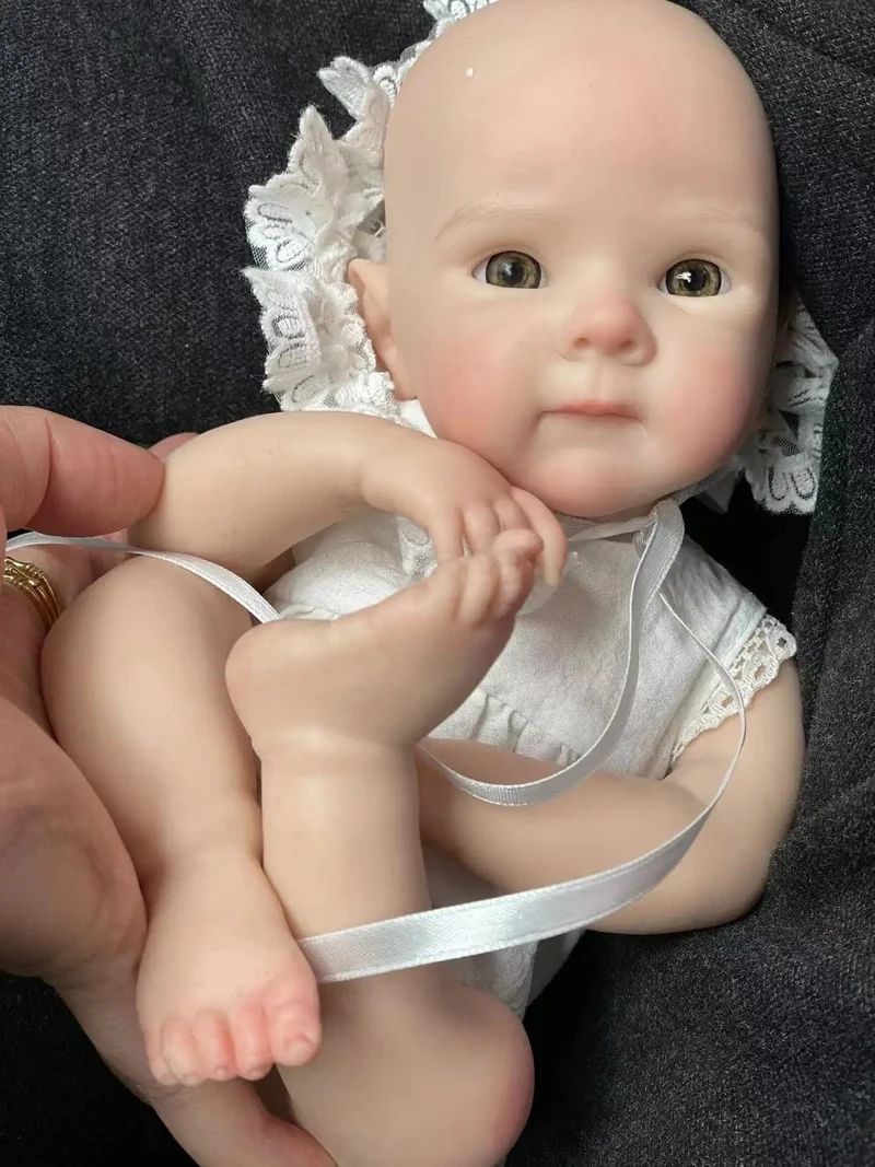 33 CM Schöne Mädchen Bettie Ganzkörper Weichem Festem Silikon Reborn Puppe Bemalt/Unbemalt Reborn Baby Puppe Spielzeug Corpo De Silikon