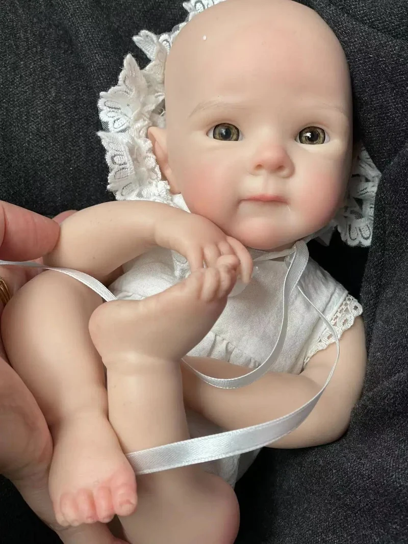 33 CM Schöne Mädchen Bettie Ganzkörper Weichem Festem Silikon Reborn Puppe Bemalt/Unbemalt Reborn Baby Puppe Spielzeug Corpo De Silikon