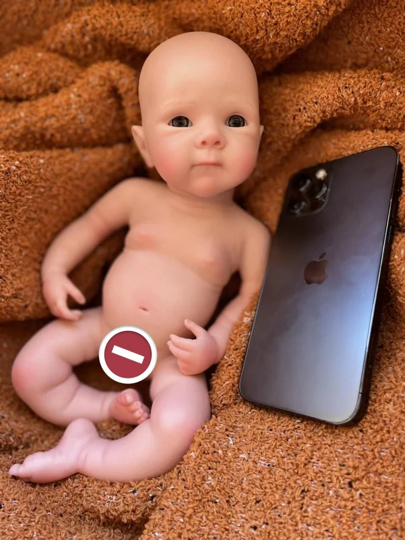 33 CM Schöne Mädchen Bettie Ganzkörper Weichem Festem Silikon Reborn Puppe Bemalt/Unbemalt Reborn Baby Puppe Spielzeug Corpo De Silikon