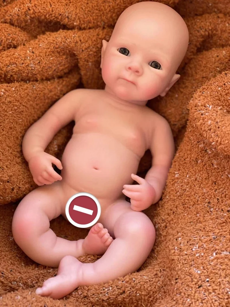 33 CM Schöne Mädchen Bettie Ganzkörper Weichem Festem Silikon Reborn Puppe Bemalt/Unbemalt Reborn Baby Puppe Spielzeug Corpo De Silikon