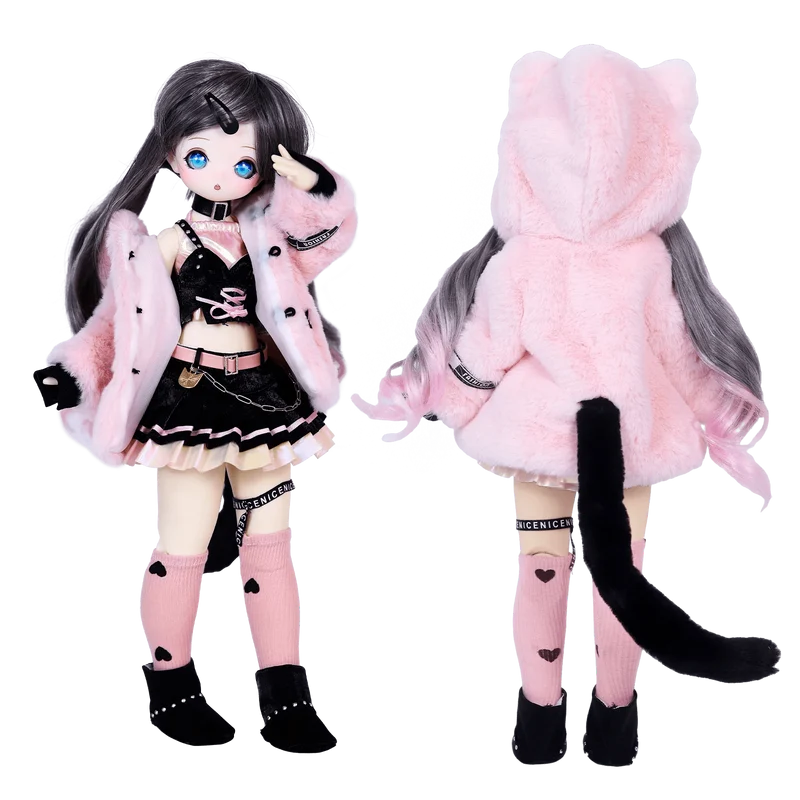 ICY DBS 1/4 Dream Fairy Puppe Match Girl Mechanischer Gelenkkörper Matrosenanzug süße Puppe 16 Zoll Ball Komplettset 40cm SD