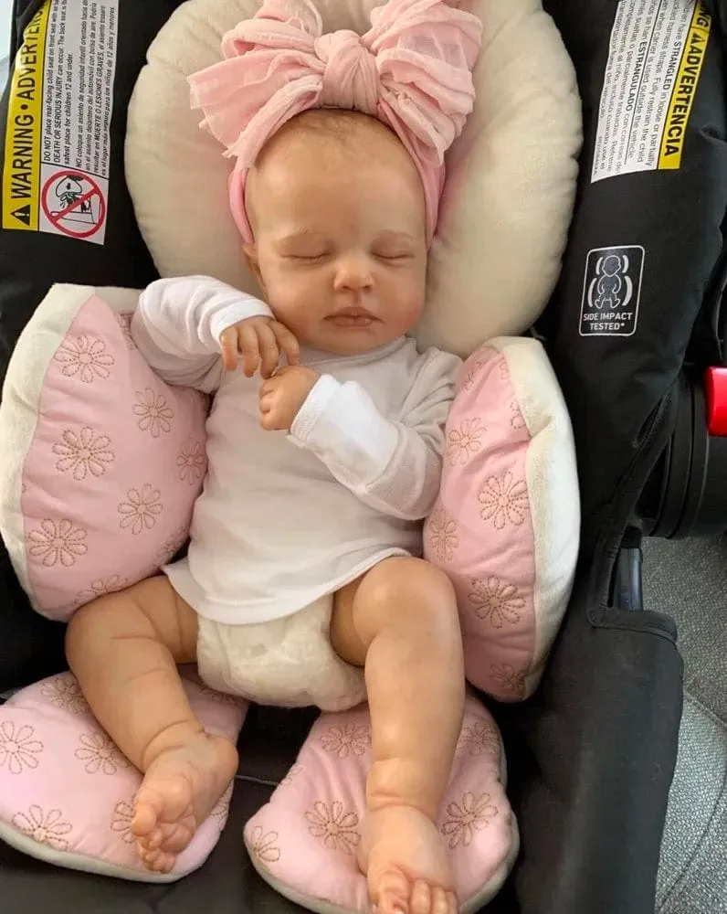 19 Zoll fertige Reborn Baby Puppen LouLou 3D Haut sichtbare Adern Silikon Vinyl DIY Spielzeug Figur für Mädchen Geschenk