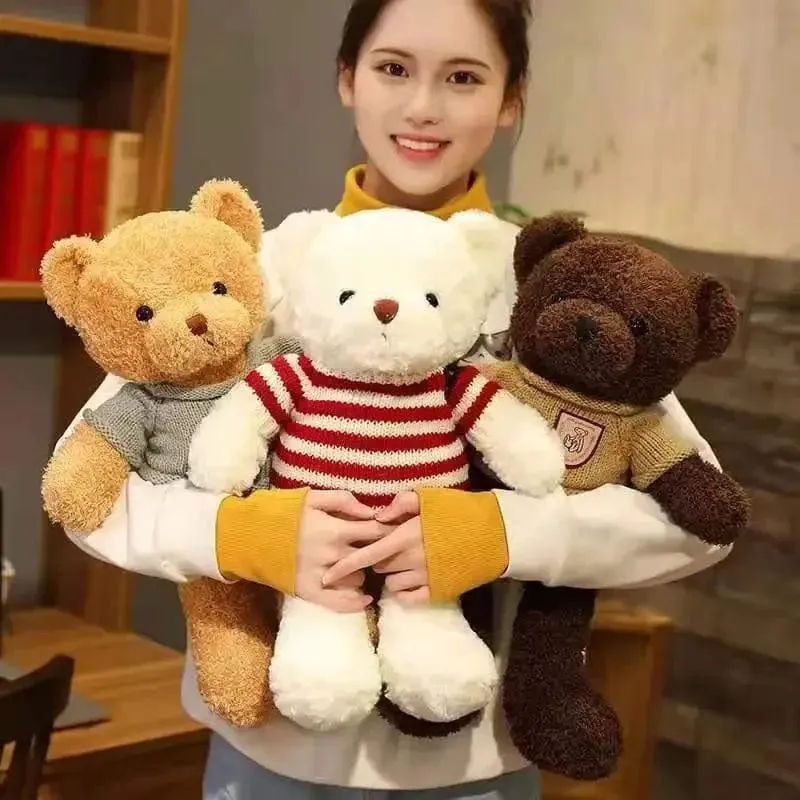 30cm40cm Plüsch Pullover Bär Spielzeug Puppen Puppen Nette Dress Up Bär Geburtstag Geschenk Beruhigenden schlaf