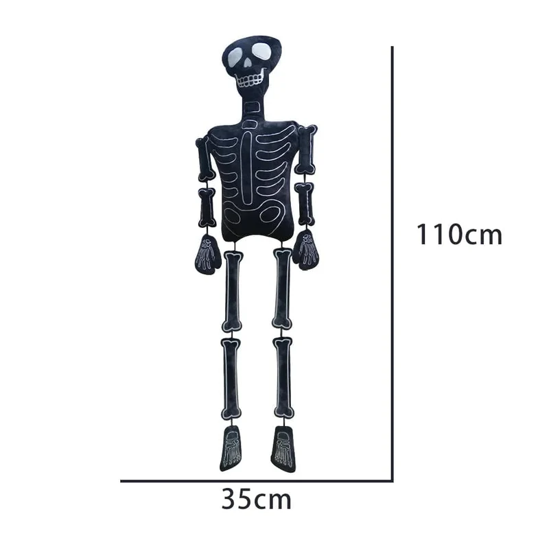 MyRytanda Happy Halloween Plüschtiere Hausschuhe Kawaii Geisterkissen Kürbis Schultertaschen Horror Totenkopf Flauschige Puppen