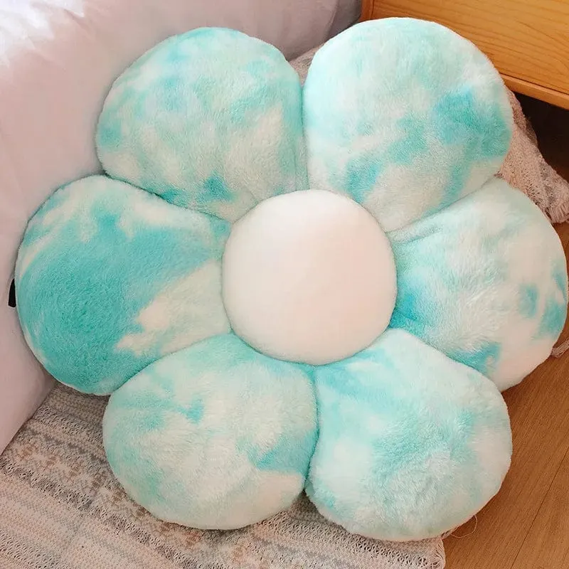 30–65 cm Kawaii buntes Blumen-Plüschkissen, weiche Sonnenblumen-Pflanzenmatte, gefülltes Schlafsofa, Rückenkissen, Deko-Geschenke