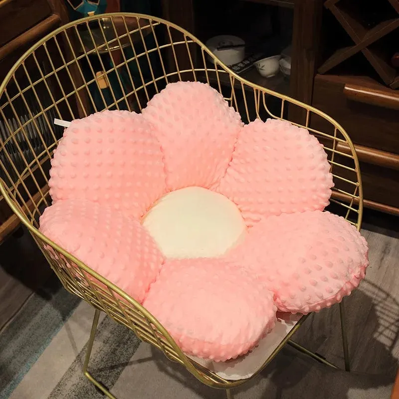 30–65 cm Kawaii buntes Blumen-Plüschkissen, weiche Sonnenblumen-Pflanzenmatte, gefülltes Schlafsofa, Rückenkissen, Deko-Geschenke