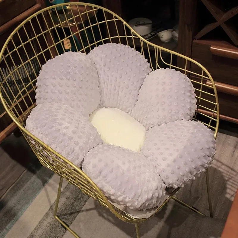 30–65 cm Kawaii buntes Blumen-Plüschkissen, weiche Sonnenblumen-Pflanzenmatte, gefülltes Schlafsofa, Rückenkissen, Deko-Geschenke