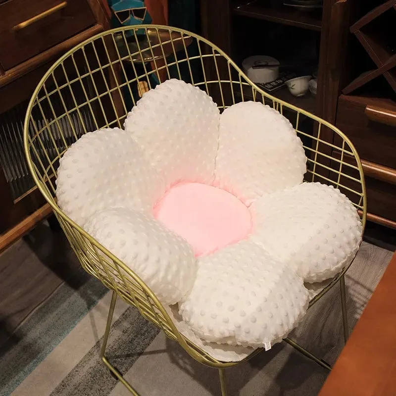 30–65 cm Kawaii buntes Blumen-Plüschkissen, weiche Sonnenblumen-Pflanzenmatte, gefülltes Schlafsofa, Rückenkissen, Deko-Geschenke