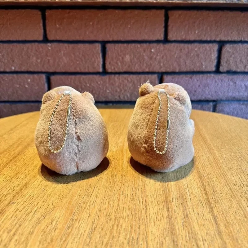 45 cm Vollständig gefülltes Capybara-Plüschtier mit Schildkröten-Rucksack, Spielzeug für Babys, Beschwichtigungs-Schlafkissen, schönes Weihnachtsgeschenk