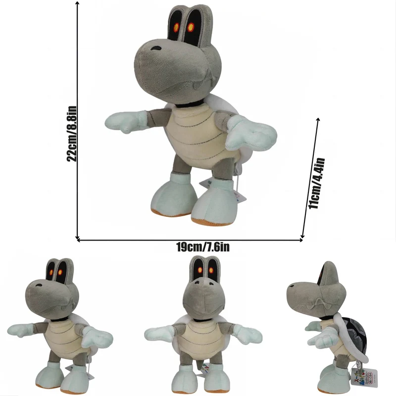 Neues Mario Bros Plüsch Koopa Troopa Bulrush Chain Chomp Armad Bullet Bill Bob-omb Dry Bones Stoffpuppen Stofftiere Geburtstagsgeschenk