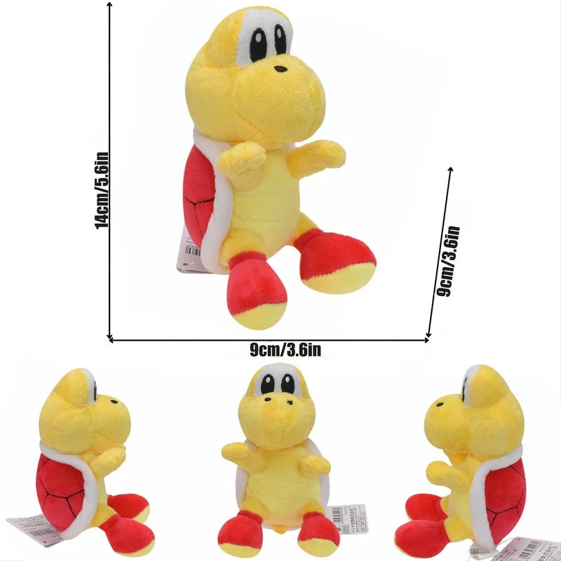 Neues Mario Bros Plüsch Koopa Troopa Bulrush Chain Chomp Armad Bullet Bill Bob-omb Dry Bones Stoffpuppen Stofftiere Geburtstagsgeschenk