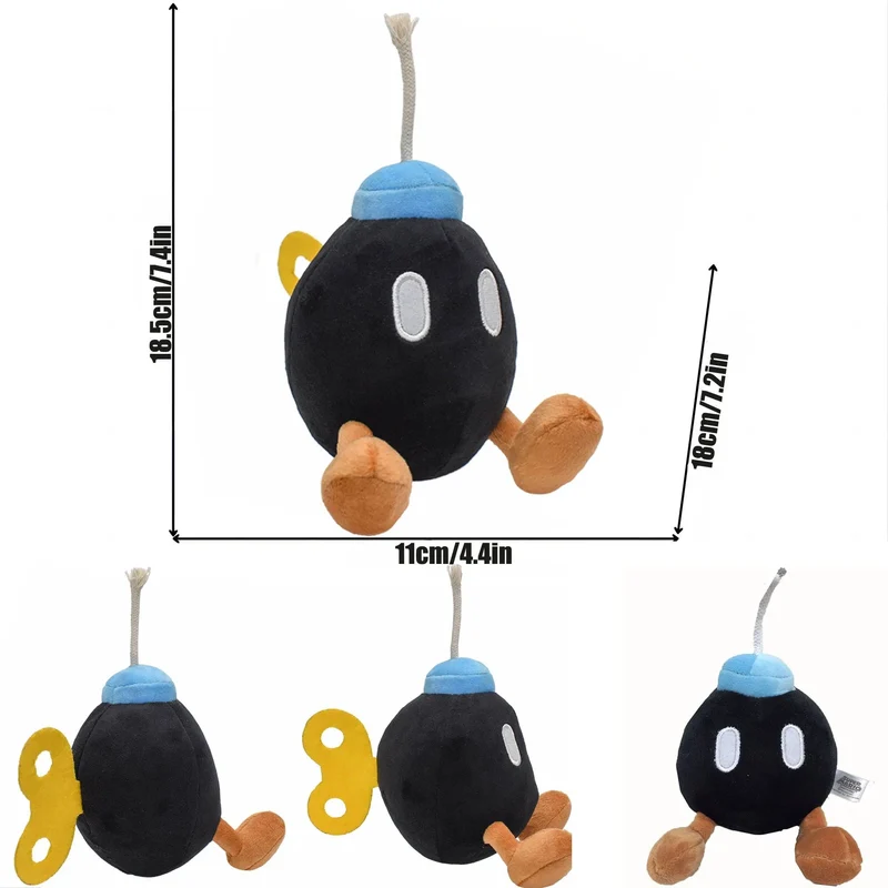Neues Mario Bros Plüsch Koopa Troopa Bulrush Chain Chomp Armad Bullet Bill Bob-omb Dry Bones Stoffpuppen Stofftiere Geburtstagsgeschenk