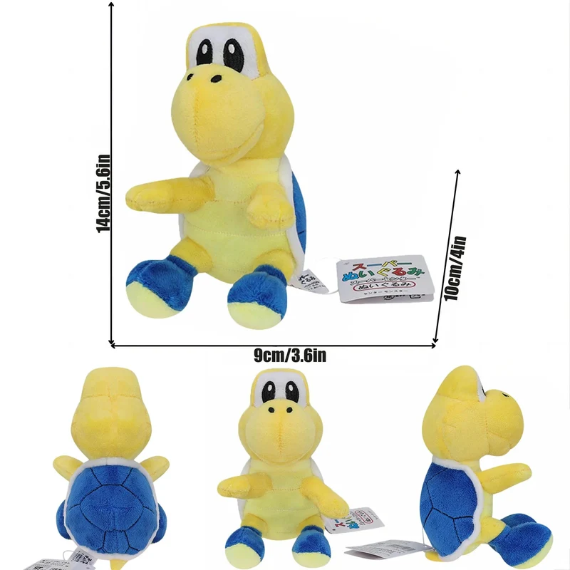 Neues Mario Bros Plüsch Koopa Troopa Bulrush Chain Chomp Armad Bullet Bill Bob-omb Dry Bones Stoffpuppen Stofftiere Geburtstagsgeschenk