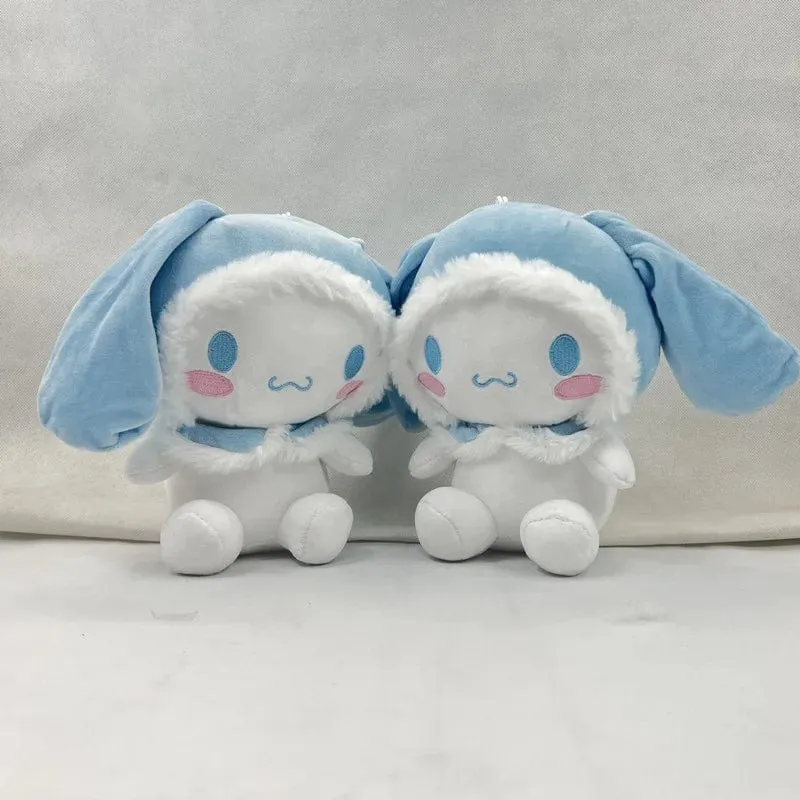 25Cm Kawaii Sanrio Anime Plüschtier Cartoon Rolle Cinnamoroll Weiche Angefüllte Plushie Puppe Baby Mädchen Kissen Hause Ornament Paar Geschenk