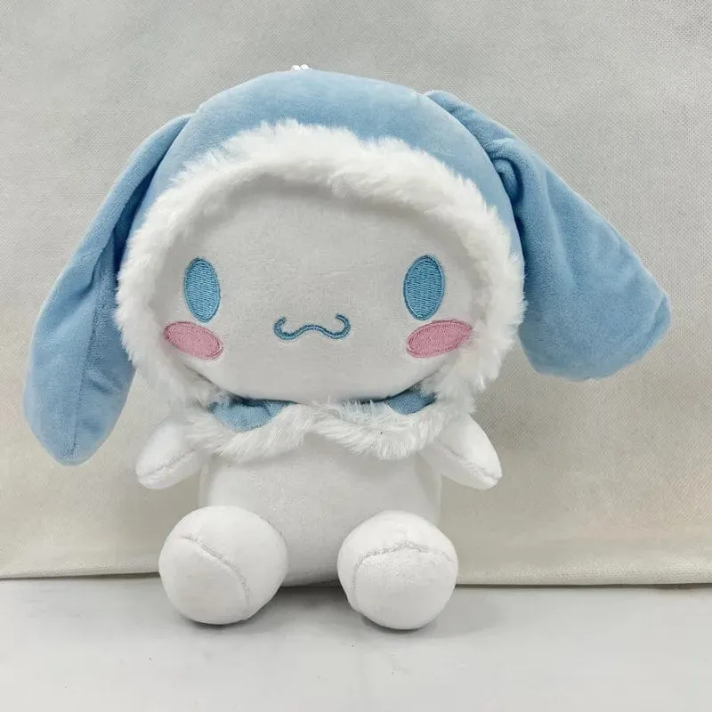 25Cm Kawaii Sanrio Anime Plüschtier Cartoon Rolle Cinnamoroll Weiche Angefüllte Plushie Puppe Baby Mädchen Kissen Hause Ornament Paar Geschenk