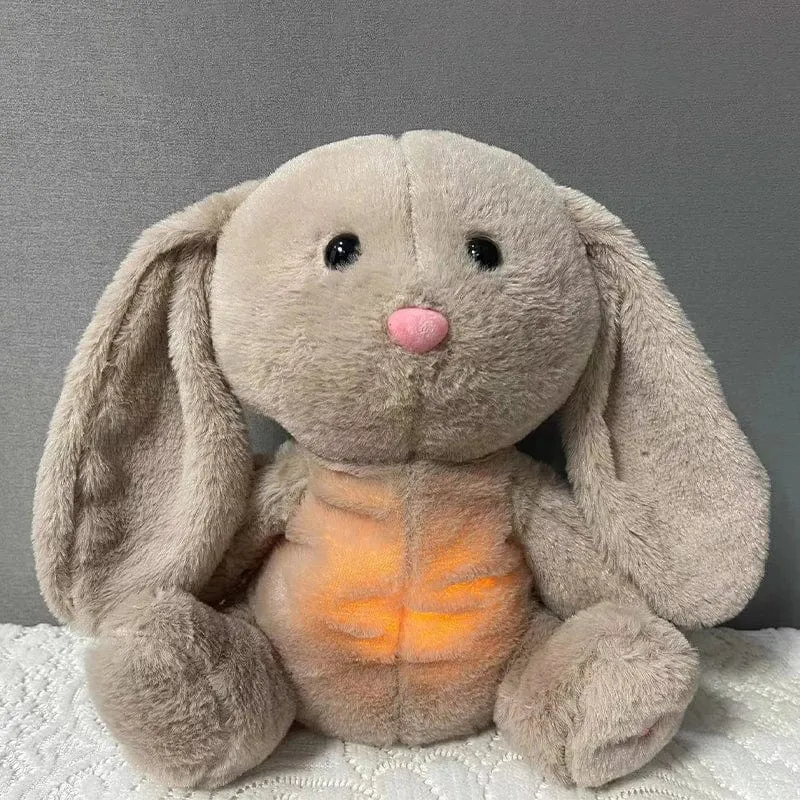 Baby Pacify Breathing Rabbit Doll Beruhigt Otter Plüschtier Kinder Beruhigende Musik Schlafbegleiter Spielzeug Bär Gefülltes Geschenk für Kinder
