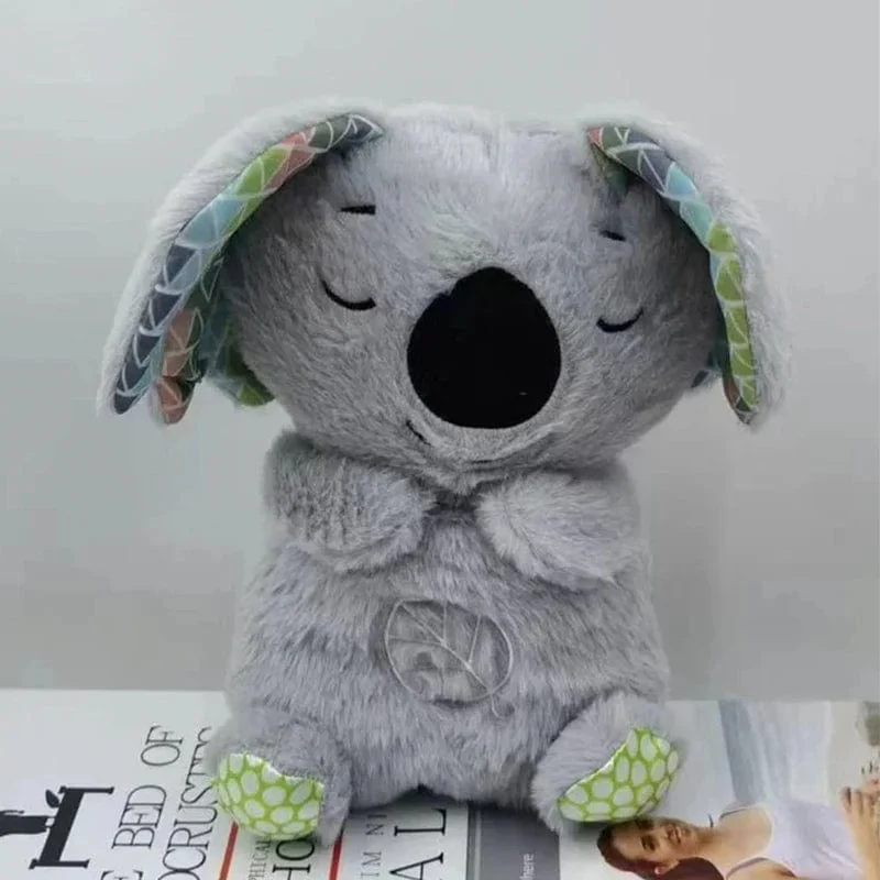 Baby Pacify Breathing Rabbit Doll Beruhigt Otter Plüschtier Kinder Beruhigende Musik Schlafbegleiter Spielzeug Bär Gefülltes Geschenk für Kinder