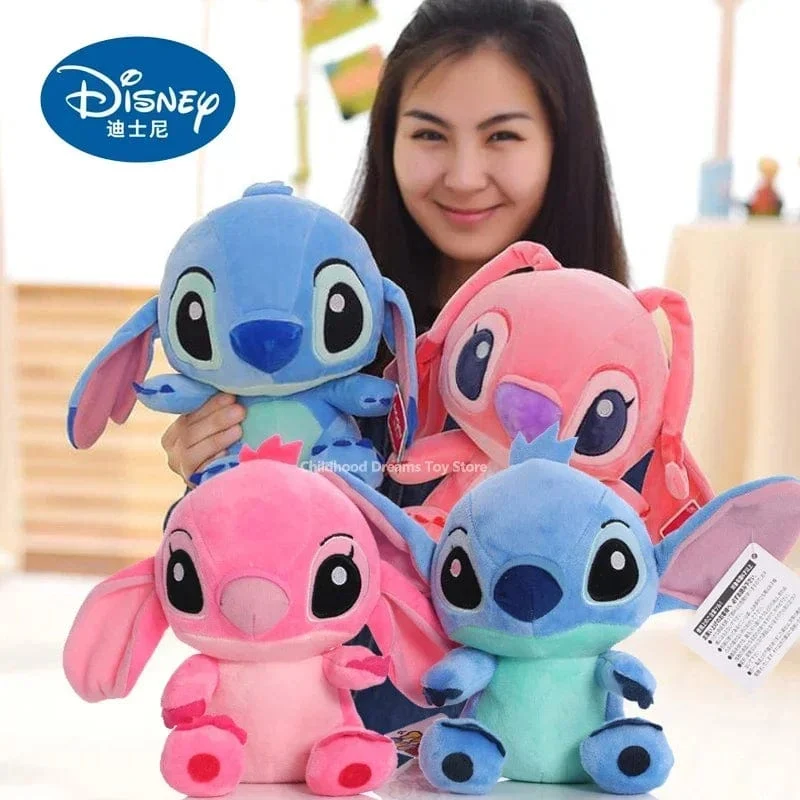 Disney Cartoon Blau Rosa Stitch Plüsch Puppen Anime Spielzeug Lilo und Stitch 20CM Stich Plüsch Stofftiere Weihnachtsgeschenke für Kinder