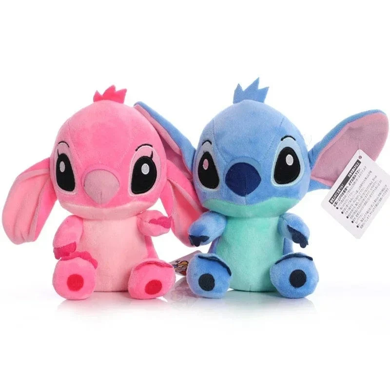 Disney Cartoon Blau Rosa Stitch Plüsch Puppen Anime Spielzeug Lilo und Stitch 20CM Stich Plüsch Stofftiere Weihnachtsgeschenke für Kinder