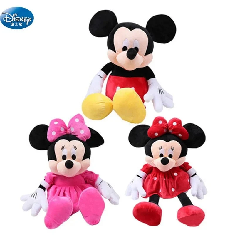 30 CM Disney kinder Mickey Minnie Maus plüsch spielzeug baby jungen und mädchen geburtstag geschenk plüsch bads spielzeug
