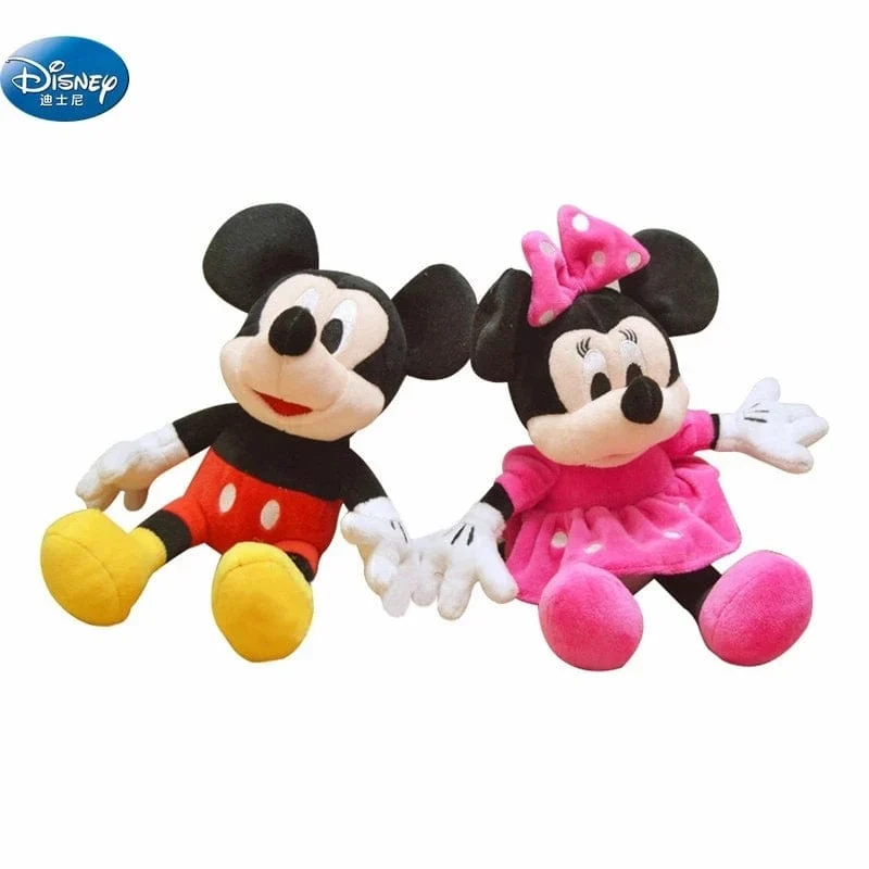 30 CM Disney kinder Mickey Minnie Maus plüsch spielzeug baby jungen und mädchen geburtstag geschenk plüsch bads spielzeug