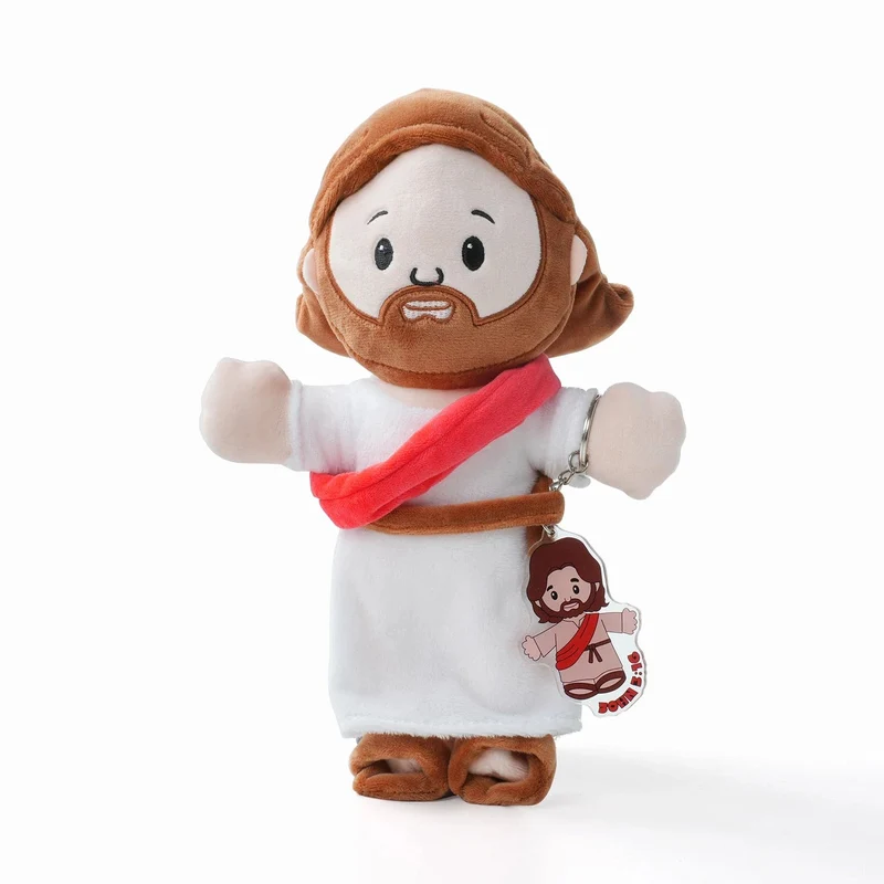 25 cm/50 cm großes Jesus-Plüschkissen mit Bibelmotiv, ideal als Weihnachtsgeschenk für Kinder