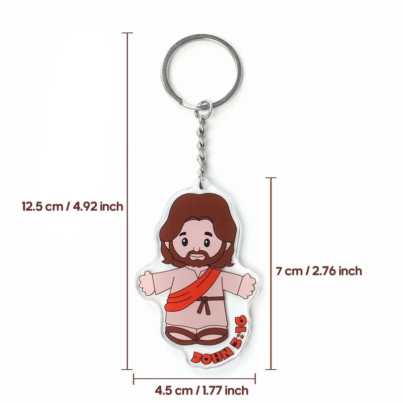 25 cm/50 cm großes Jesus-Plüschkissen mit Bibelmotiv, ideal als Weihnachtsgeschenk für Kinder