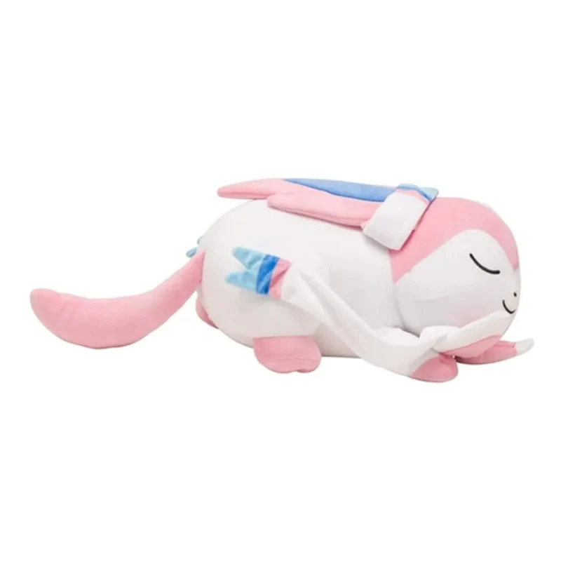 Pokemon original Eeveelution großes schlafendes Sylveon & Psiana & Nachtara & Folipurba Plüschtier Stofftier Puppe Puppe