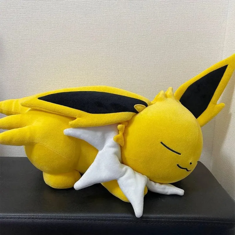 Pokemon original Eeveelution großes schlafendes Sylveon & Psiana & Nachtara & Folipurba Plüschtier Stofftier Puppe Puppe