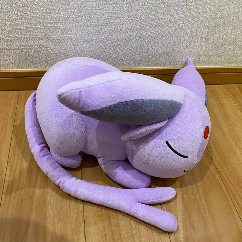 Pokemon original Eeveelution großes schlafendes Sylveon & Psiana & Nachtara & Folipurba Plüschtier Stofftier Puppe Puppe