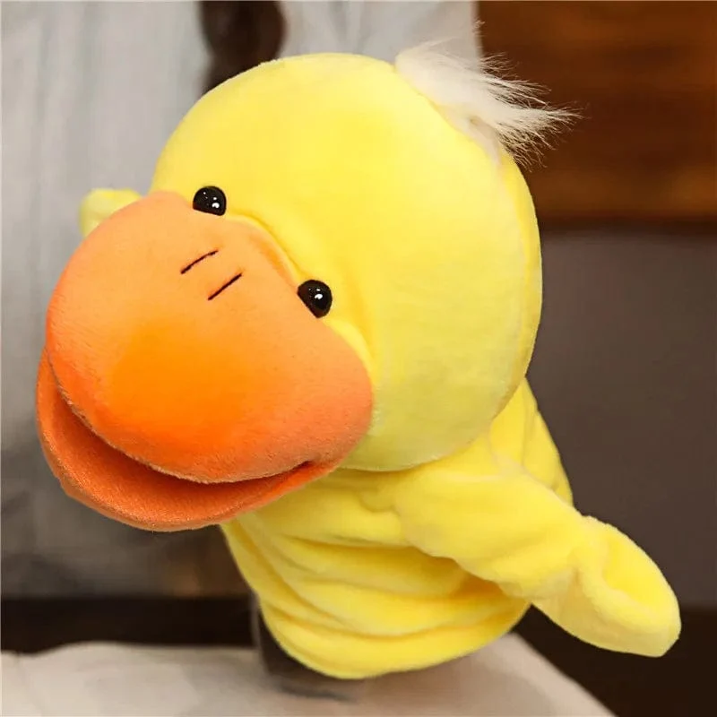 Gefüllte Plüschtiere Spielzeug Hand Finger Story Puppet Kawaii Puppen Pädagogisches Baby Spielzeug Löwe Elefant Hase Affe Kinder Geschenk