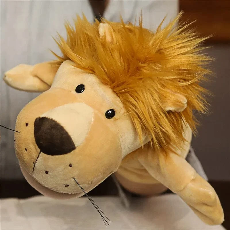 Gefüllte Plüschtiere Spielzeug Hand Finger Story Puppet Kawaii Puppen Pädagogisches Baby Spielzeug Löwe Elefant Hase Affe Kinder Geschenk