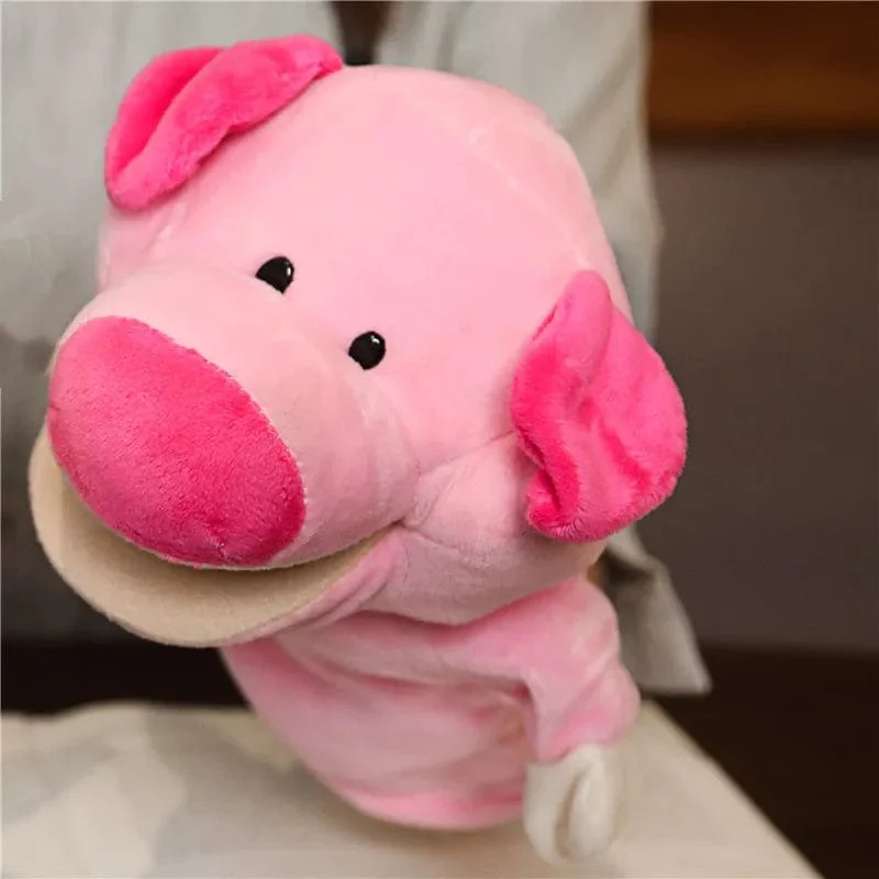 Gefüllte Plüschtiere Spielzeug Hand Finger Story Puppet Kawaii Puppen Pädagogisches Baby Spielzeug Löwe Elefant Hase Affe Kinder Geschenk